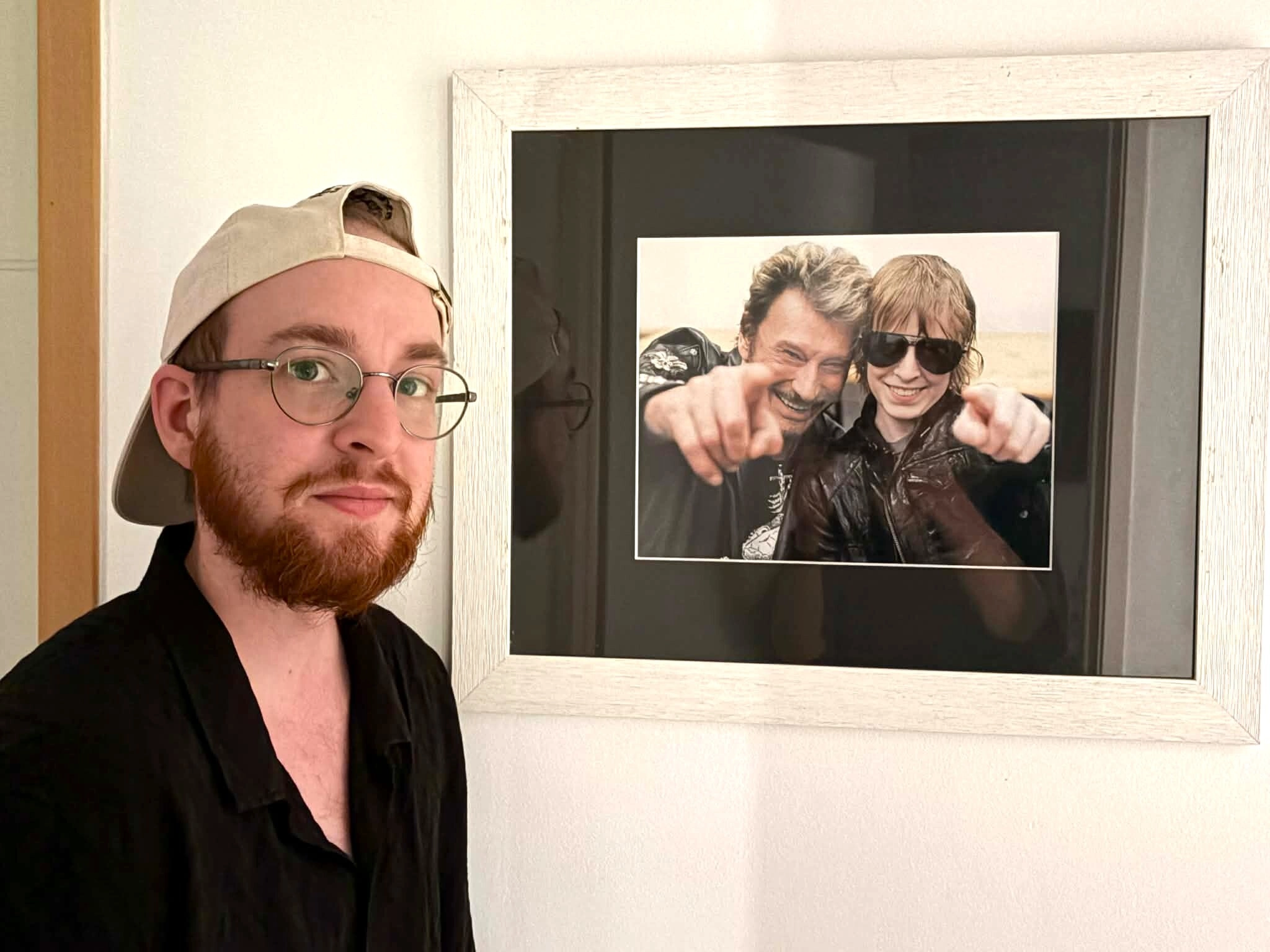 Raphaël, petit protégé de Johnny qui lui a donné l'envie et le goût de la vie