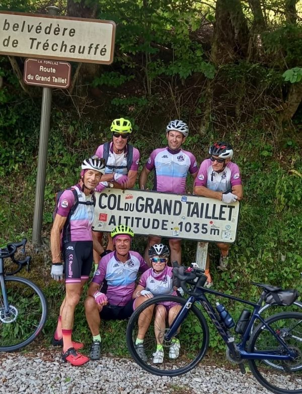 Au col du Grand Taillet.