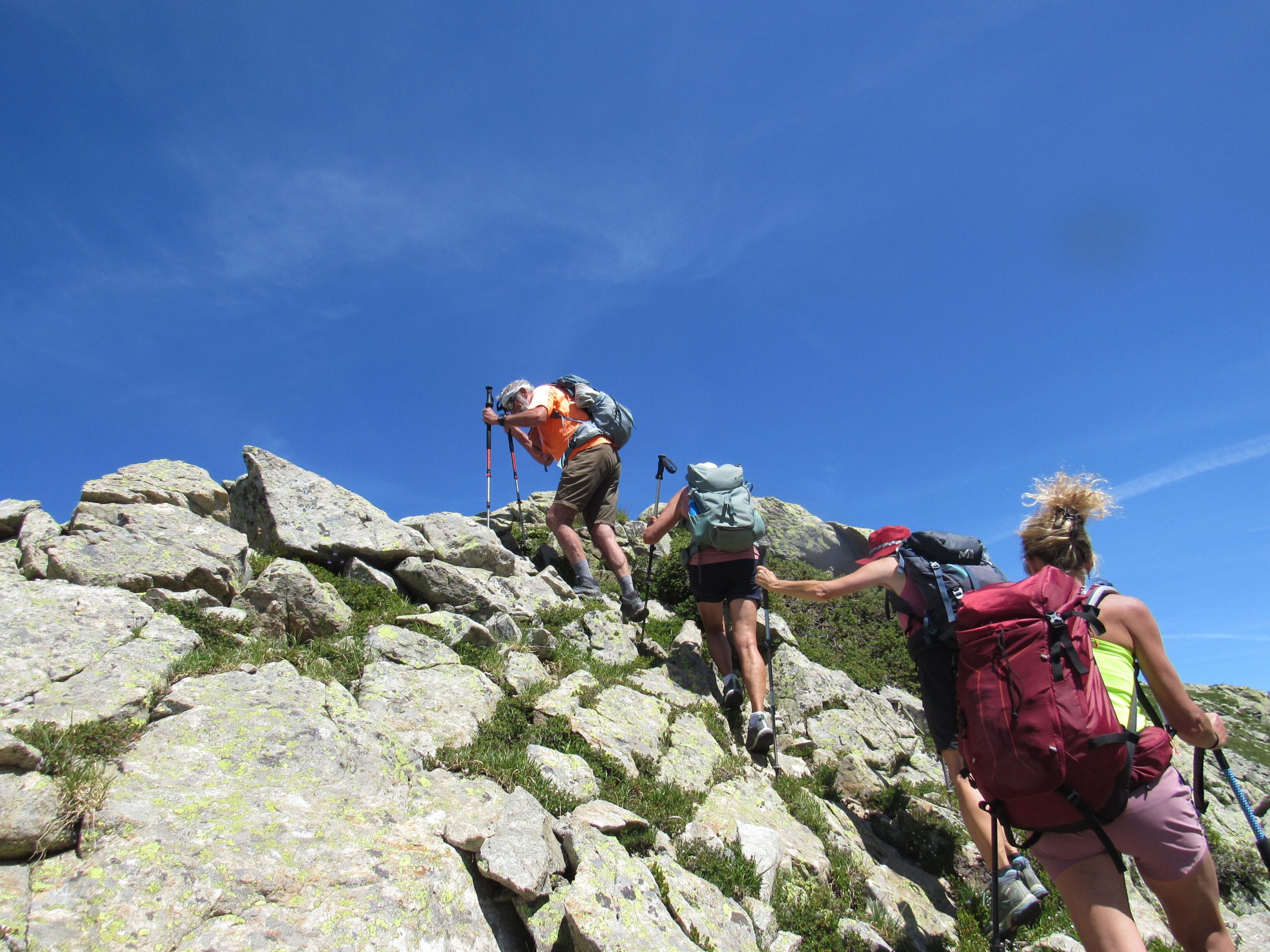 Les derniers ressauts du Mont Jovet. -