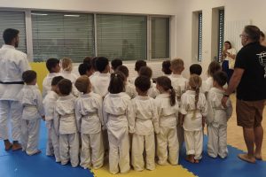 Les élèves Judocas ont découvert cette discipline.