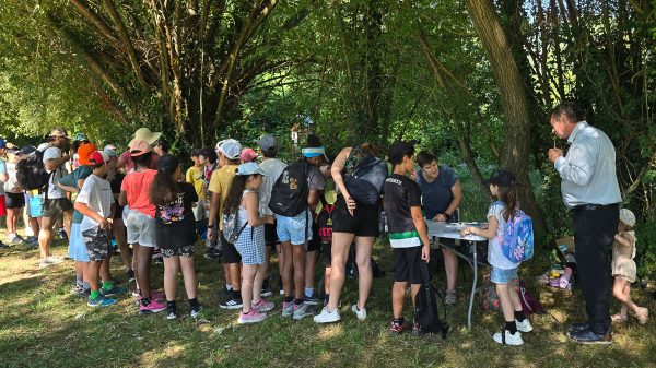 Présentation des ateliers par les enfants.