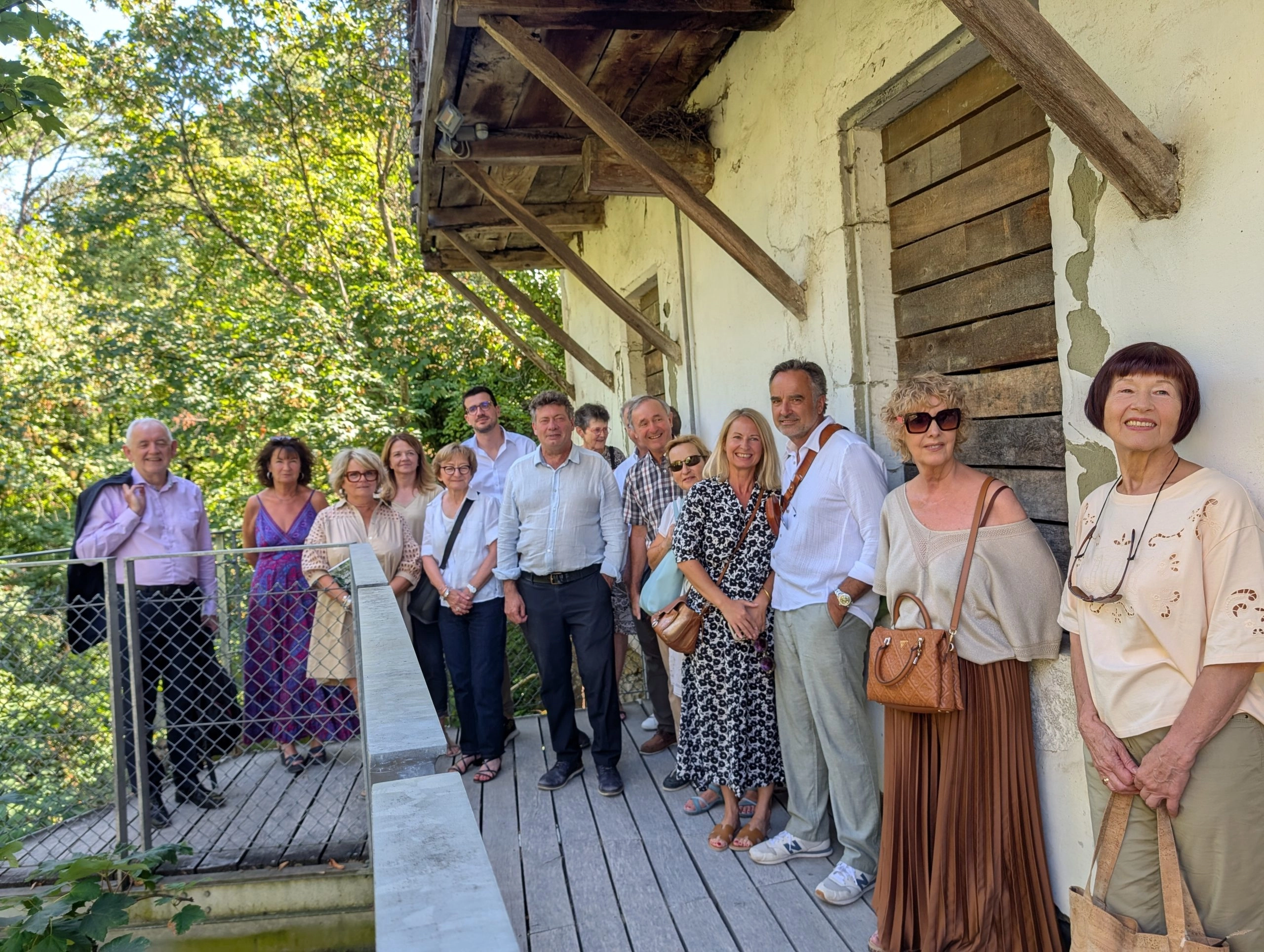 Datant du Moyen Age, le vieux pressoir à huile des Gorges du Sierroz a été restauré