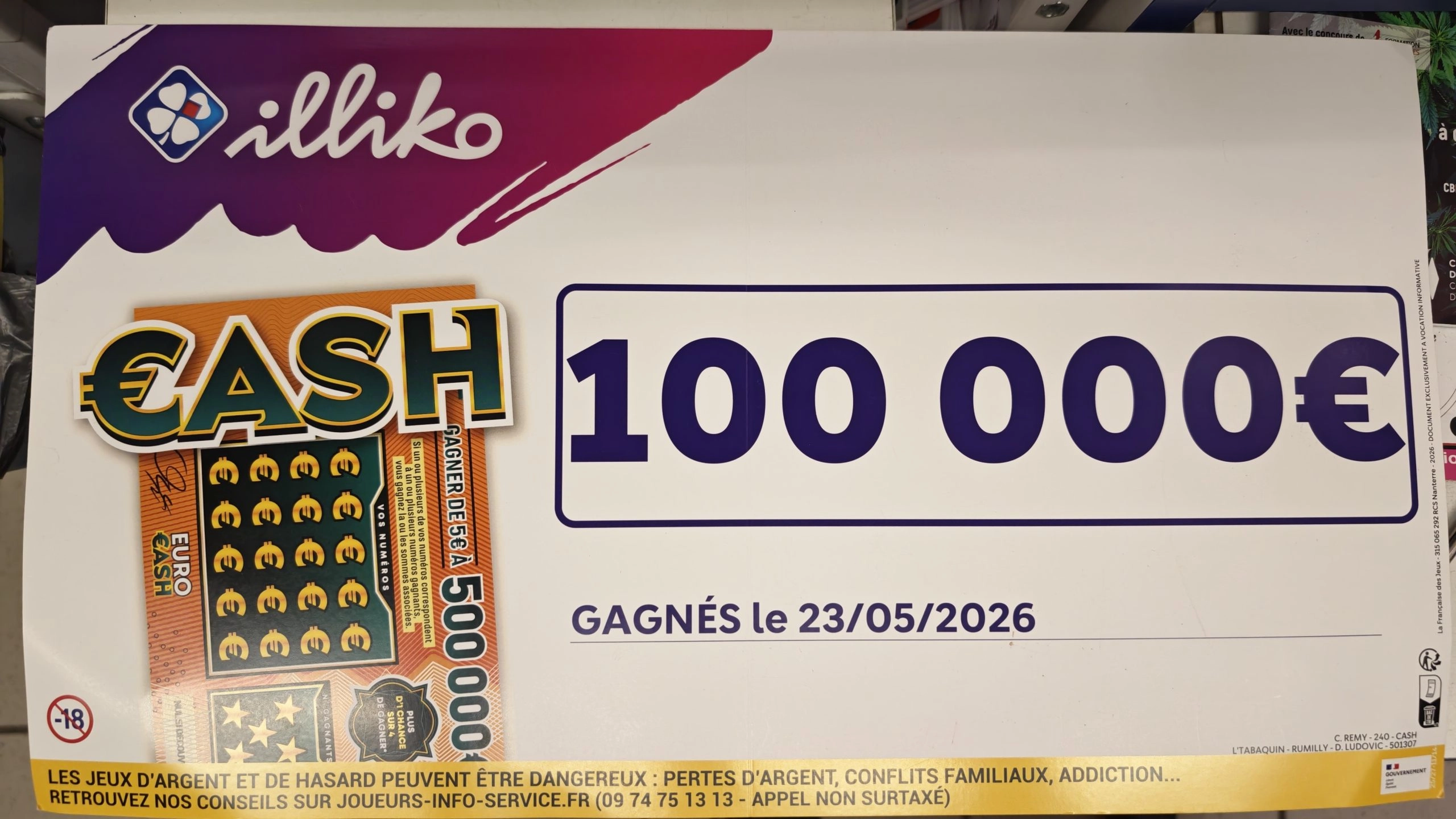 Un heureux gagnant