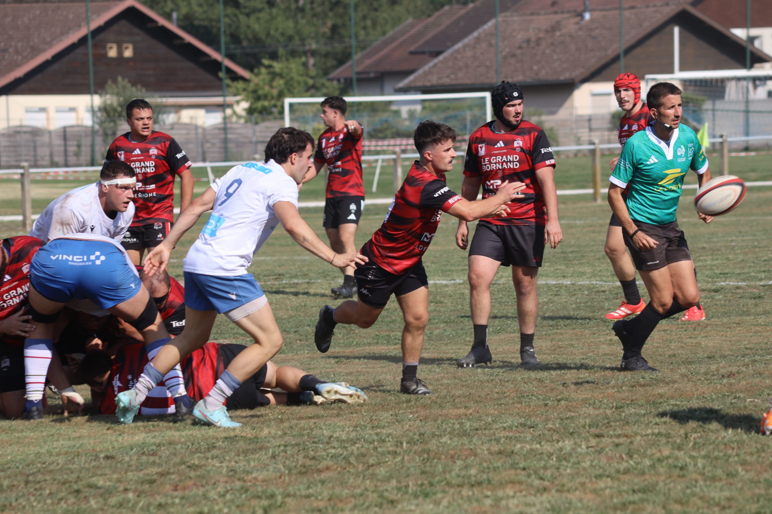 Rythmée. On relance en sortie de mêlée. - Photo : Ducret Stéphane