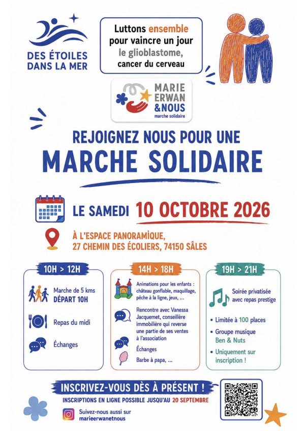 Inscriptions en ligne jusqu'au 30 septembre.