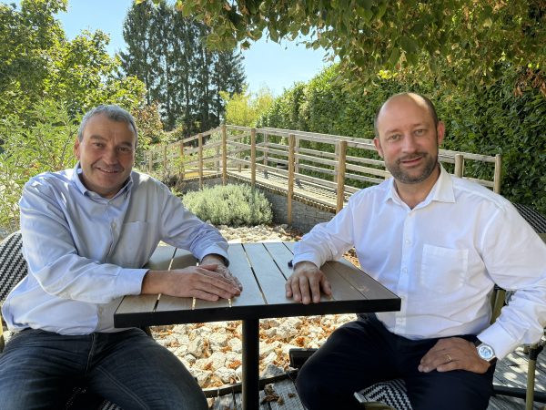 Loïc Hervé (à droite) et Joël Mugnier.