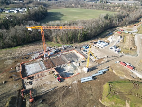 Vue du chantier.