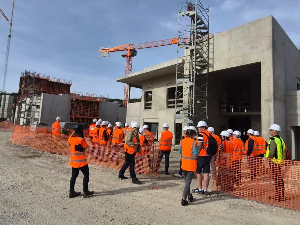 Visite officielle du chantier de la future STEU-VE Valoriv' jeudi 26 septembre.