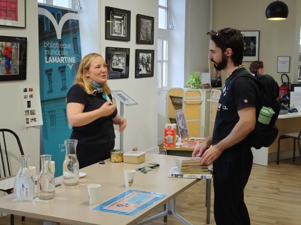 La bibliothèque Lamartine a animé plusieurs animations autour d'expériences gustatives.