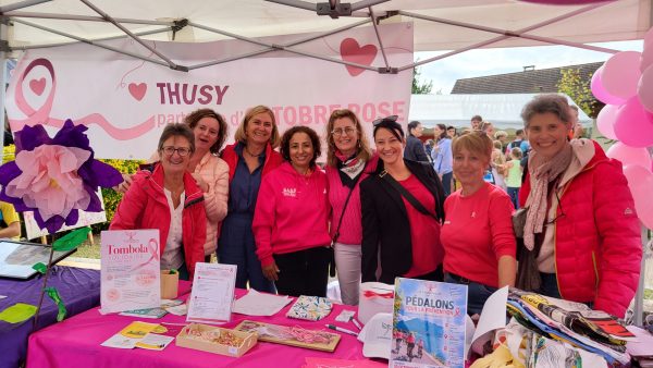 Le stand "Octobre Rose".