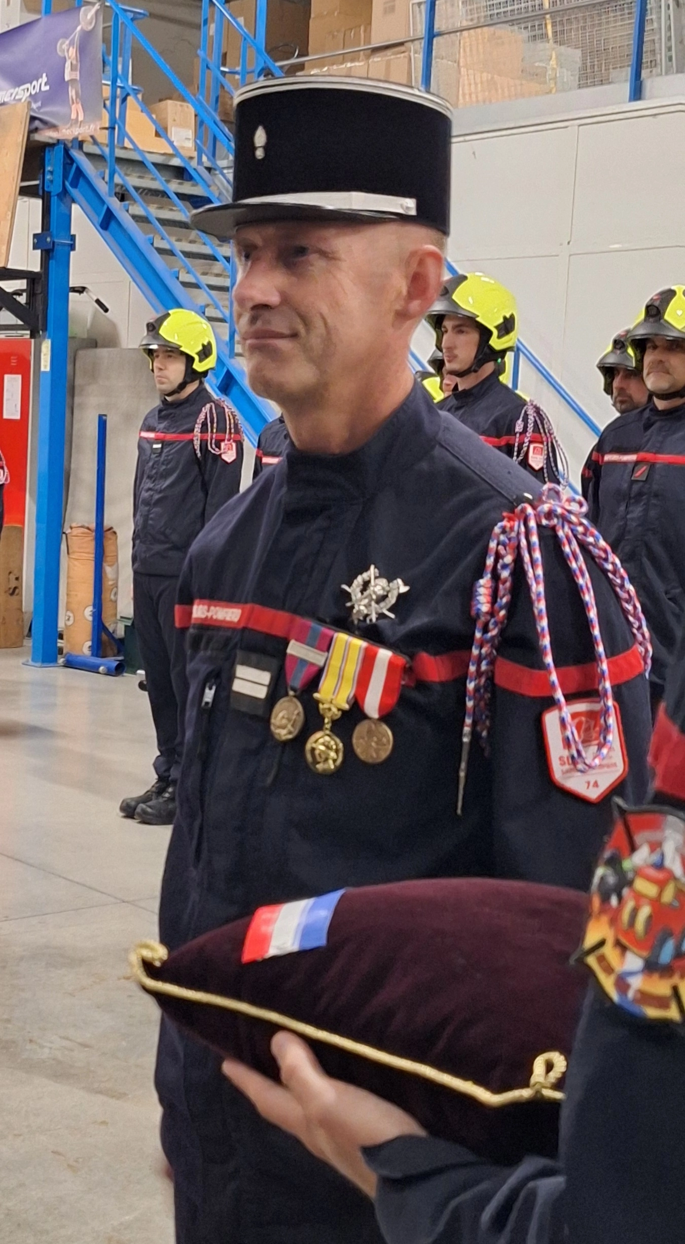 Dimitri Claret, du terrain à la tête de la caserne d'Alby-sur-Chéran