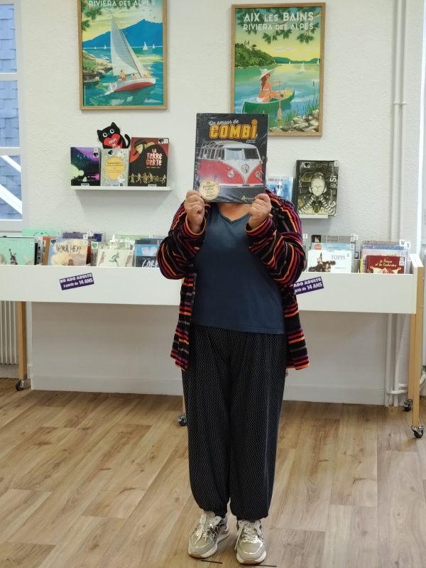 Plusieurs habitants se sont essayés au "Book Face" proposé par la bibliothèque.