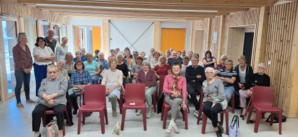 Vue des nombreux adhérents présents pour cette première assemblée générale du club Bouge ta vie.
