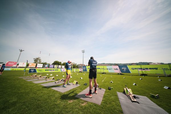 lors de l'épreuve rumillienne du Biathlon Run National Tour.