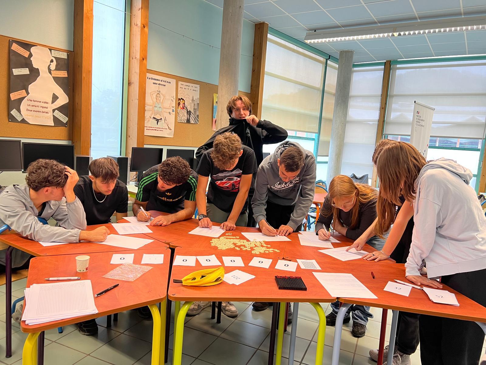 Un atelier était organisé. -